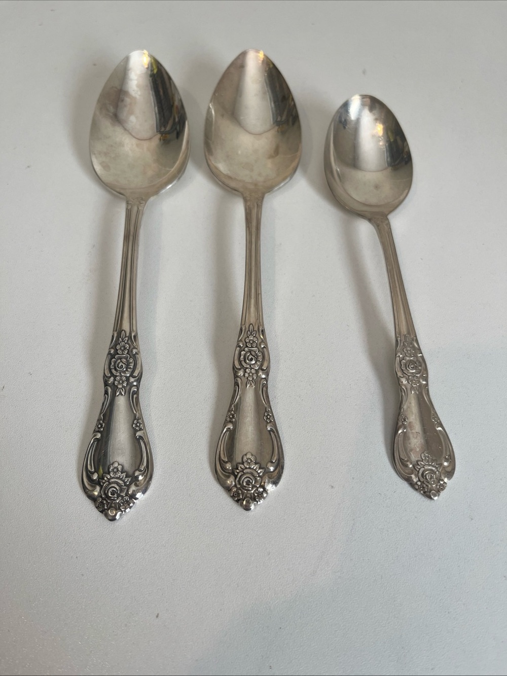 Oneida Louisiana Stainless Steel Spoon Set 3 Piece Flatware
